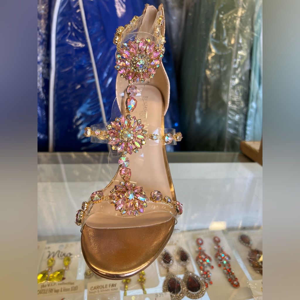 Elegant Rose Gold Women's Heels